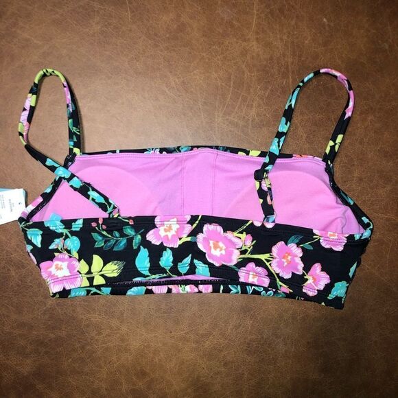 NWT Floral Bikini Top - Picture 2 of 2